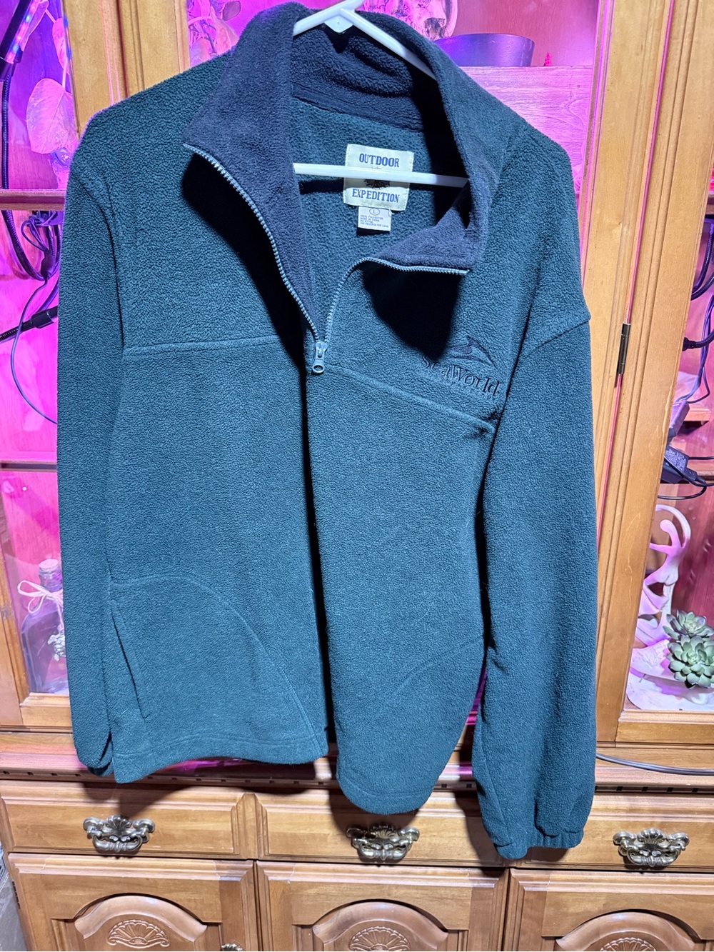 Outdoor Expedition Dark Teal Quarter-Zip Fleece Pullover